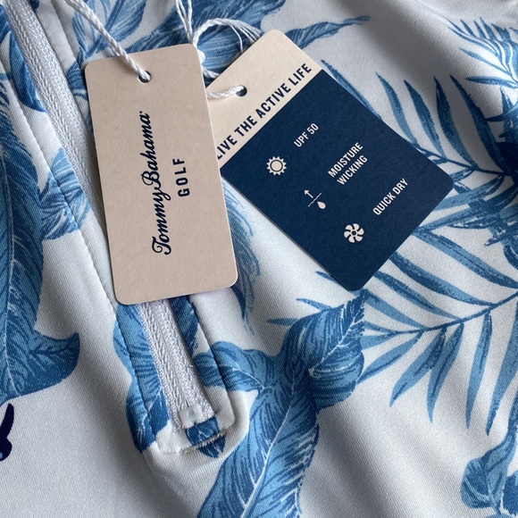 Tommy Bahama Women’s Golf Tank Top Quarter Zip Pull On - Picture 3 of 7